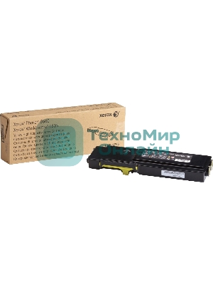 Картридж лазерный Xerox 106R02235 желтый для Xerox Phaser 6600/WC 6605 (6000 стр)(Channels)