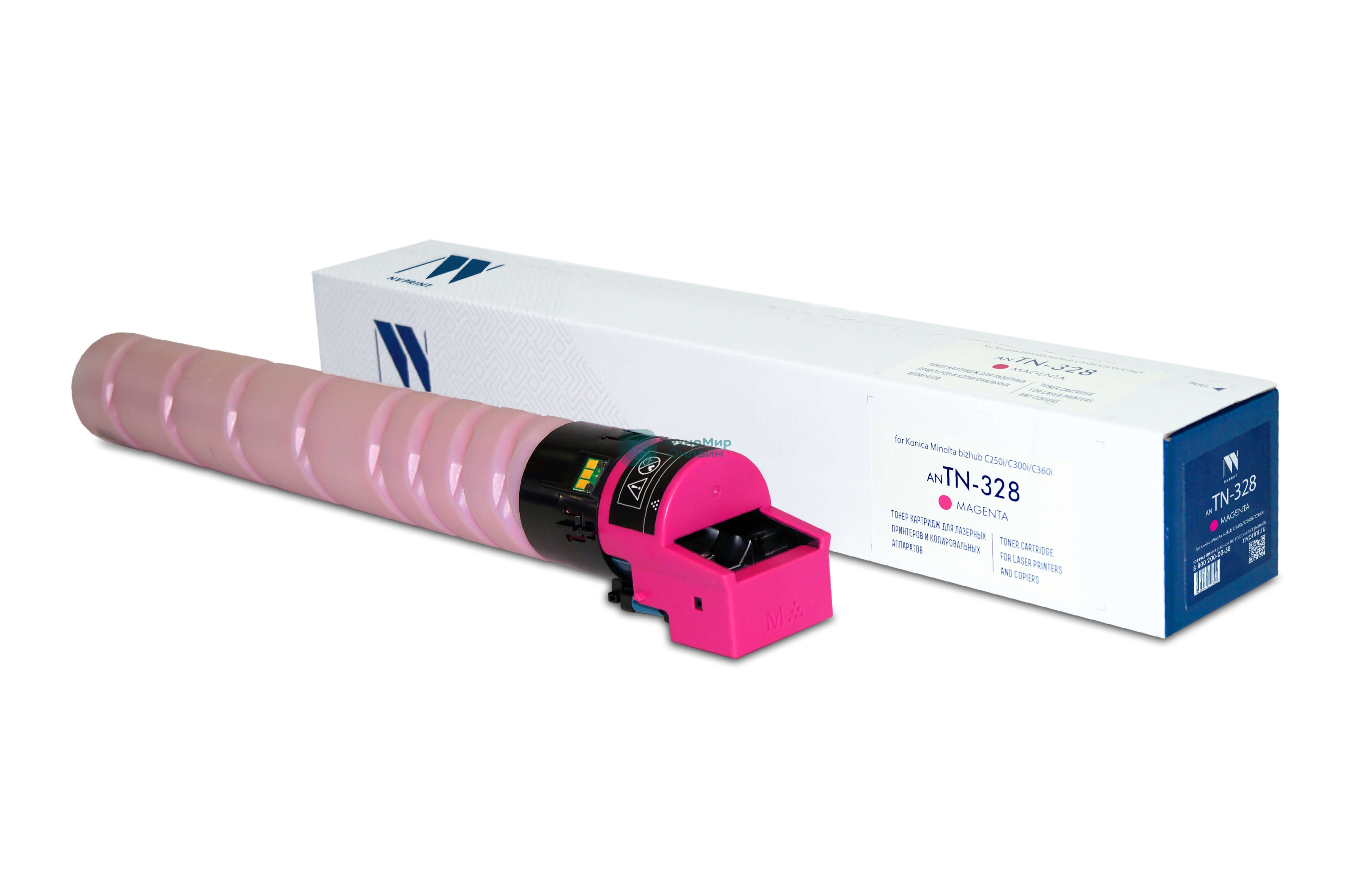 Картридж лазерный NVPrint совместимый NV-TN-328 Magenta для Konica Minolta bizhub C250i/C300i/C360i (28000 стр)