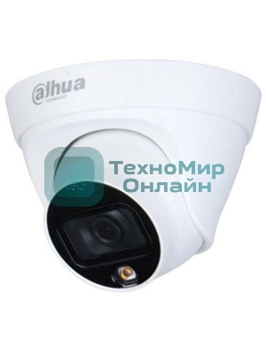 Уличная турельная IP-видеокамера Dahua DH-IPC-HDW1439TP-A-LED-0280B-S4 Full-color 4Мп, 1/3” CMOS, объектив 2.8мм, LED-подсветка до 30м, IP67, корпус: металл
