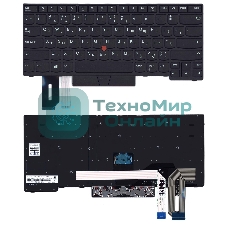 Клавиатура для ноутбука Lenovo ThinkPad E480 E485 черная