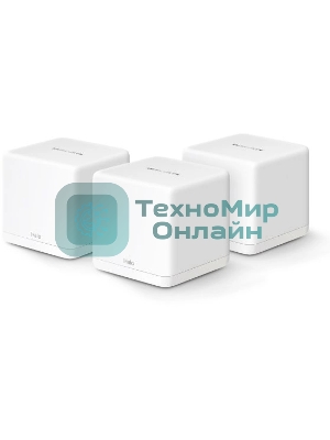 Бесшовный Mesh роутер Mercusys Halo H60X (3-pack) AX1500 Wi-Fi 6 система