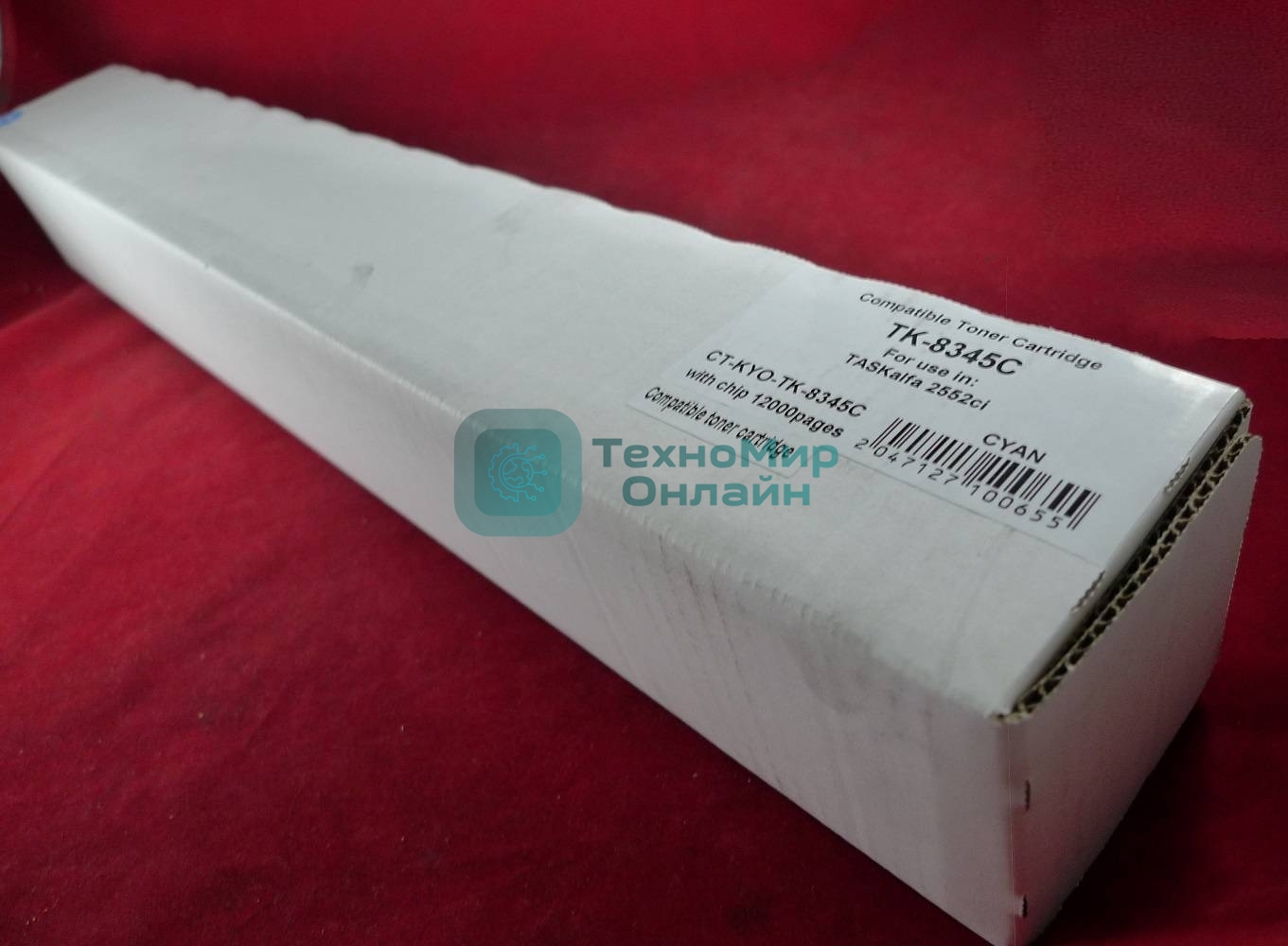 Картридж лазерный для Kyocera TASKalfa 2552ci cyan TK-8345C 12K JPN