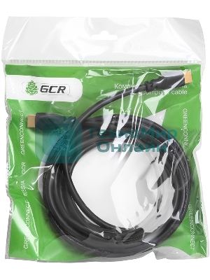Кабель Greenconnect 1.5m HDMI 1.4, OD7.3мм, 30/30 AWG, позолоченные контакты, Ethernet 10.2 Гбит/с, 3D, 4K, экран Greenconnect Кабель 1.5m HDMI 1.4, OD7.3мм, 30/30 AWG, позолоченные контакты, Ethernet 10.2 Гбит/с, 3D, 4K, экран