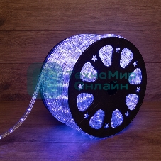 Дюралайт Neon-night LED, свечение с динамикой (3W) - синий, 24 LED/м, бухта 100м