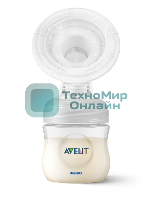 Ручной молокоотсос Philips SCF441/01. В комплекте: 1 ручной молокоотсос