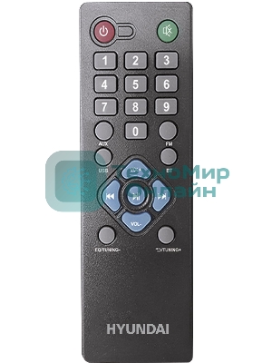 Микросистема Hyundai H-MS1404 черный 30Вт FM USB BT SD