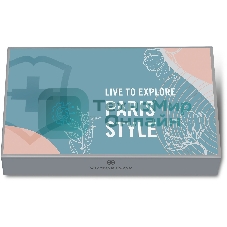 Нож перочинный Victorinox Companion Paris Style (1.3909.E221) 91мм 16функц. розовый с чехлом подар.коробка