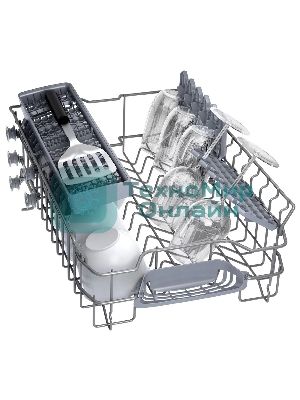 Встраиваемая посудомоечная машина Bosch SPV2HKX42E, черный, 44.8 см, 10 компл., 46 дБ, класс E