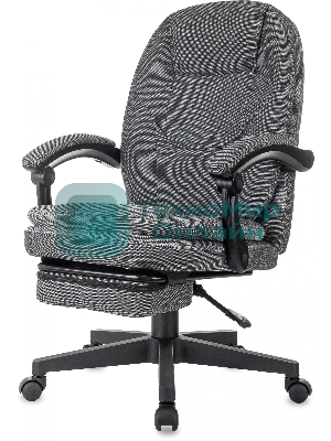 Кресло Бюрократ CH-868MSG-BF 3C1 серый, ткань, подставка для ног