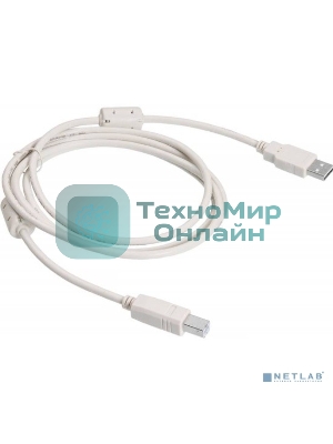 Кабель Buro Кабель USB2.0-AM/BM (1.8м) Медь