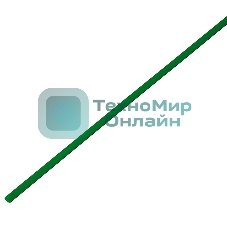 Термоусадочная трубка PROconnect 4,0/2,0 мм, зеленая, по 1 м