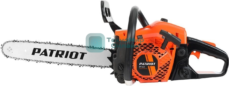Пила цепная бензиновая Patriot РТ 641 (2.45 л.с. 39.6сc, easy srart, морозостойкий пластик, professional)