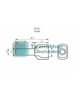 Наконечник штыревой втулочный Rexant изолированный F-14 мм 2х6 мм² (НШВи(2) 6.0-14/НГи2 6,0-14) зеленый