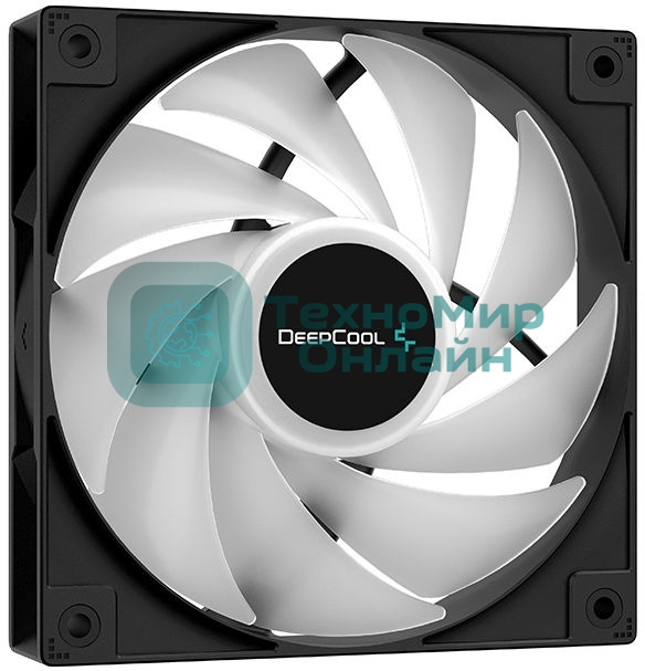 Кулер для процессора DEEPCOOL AG400 LED черный, 120 мм, алюминий/медь, 2000 об/мин, 31.6 дБ, 4 pin, 220 Вт, 150 мм