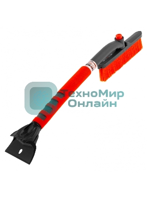 Щетка-сметка для снега со скребком, поворотная голова, 510 мм Stels