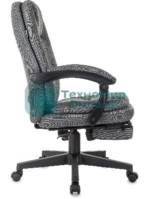 Кресло Бюрократ CH-868MSG-BF 3C1 серый, ткань, подставка для ног