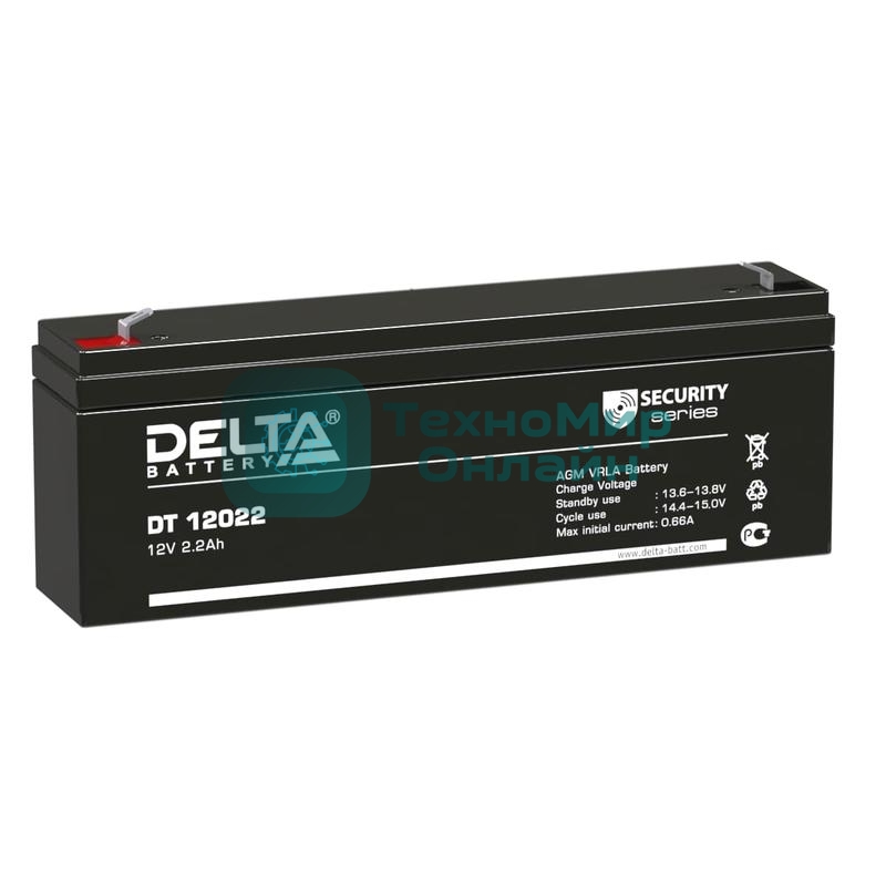Батарея для ИБП Delta DT 12022 (12V, 2.2Ah)