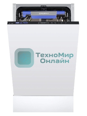 Встраиваемая посудомоечная машина Maunfeld MLP-08IMR, белый/черный, 44.5 см, 10 компл., 47 дБ, класс A++