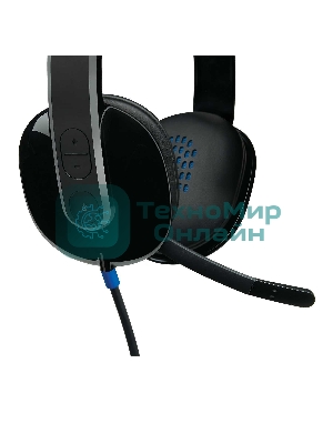 Гарнитура Logitech USB Headset H540 чёрный, проводная, USB