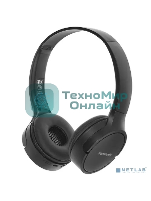 Беспроводные наушники Panasonic RB-HF420BGEK черный, накладные, Bluetooth, быстрая зарядка