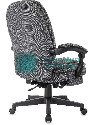 Кресло Бюрократ CH-868MSG-BF 3C1 серый, ткань, подставка для ног