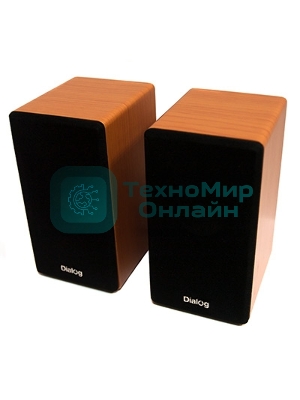Акустическая система Dialog AST-20UP - акустические колонки 2.0, 6W RMS, Cherry, питание от USB