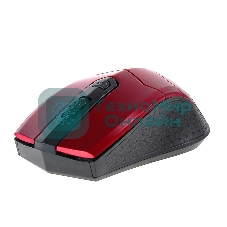 Мышь беспроводная Crown CMM-934W красный/черный, 1200 dpi, радиоканал, USB, кнопки - 4