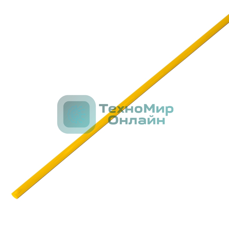 Термоусадочная трубка PROconnect 4,0/2,0 мм, желтая, упаковка 50 шт. по 1 м