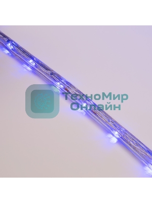 Дюралайт Neon-night LED, свечение с динамикой (3W) - синий, 24 LED/м, бухта 100м