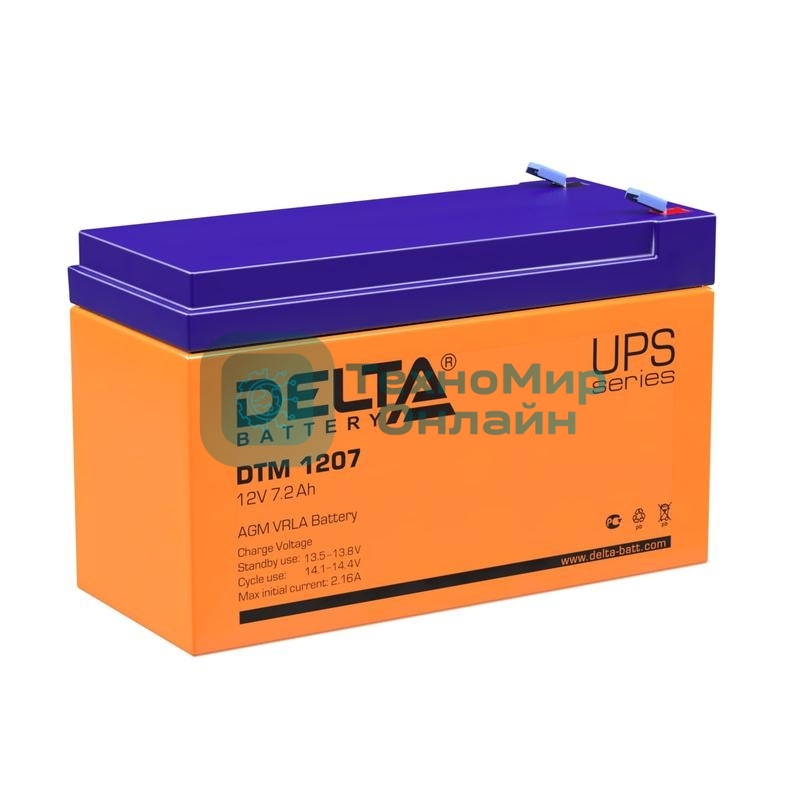 Батарея для ИБП Delta DTM 1207 (12V, 7.2Ah)