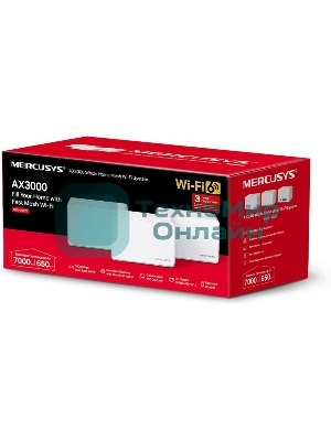 Домашняя Mesh Wi-Fi 6 система AX3000