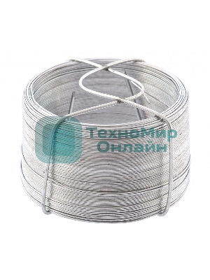 Проволока стальная Сибртех, оцинкованная 0,7 мм, длина 75 м