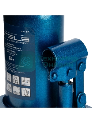 Домкрат гидравлический бутылочный телескопический Stels 6 т, h подъема 170–420 мм