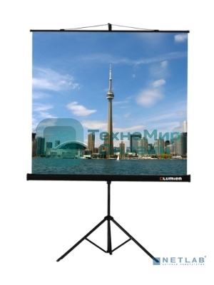 Экран на штативе Lumien Eco View 153x203см (раб.область147х197 см) Matte White с возможностью настенного крепления 4:3