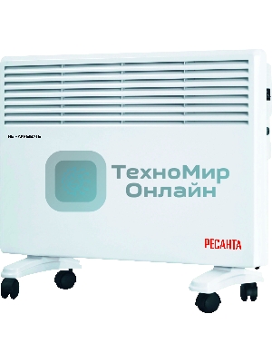 Конвектор электрический Ресанта ОК-1500Е белый, 1500 Вт, 15 м2, термостат, дисплей