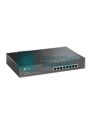 Коммутатор TP-Link TL-SG1008MP 8-портовый настольный/монтируемый в стойку гигабитный коммутатор с 8 портами PoE+