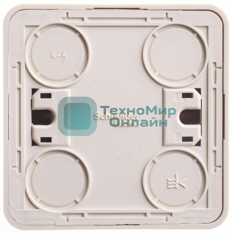 Выключатель 1-кл. ОП Этюд 10А IP20 крем. SchE BA10-001K