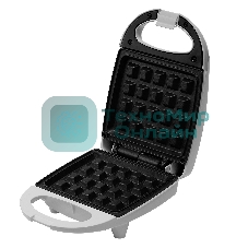 Вафельница Galaxy Line GL 2970, белый, с несъемными пластинами, 650 Вт