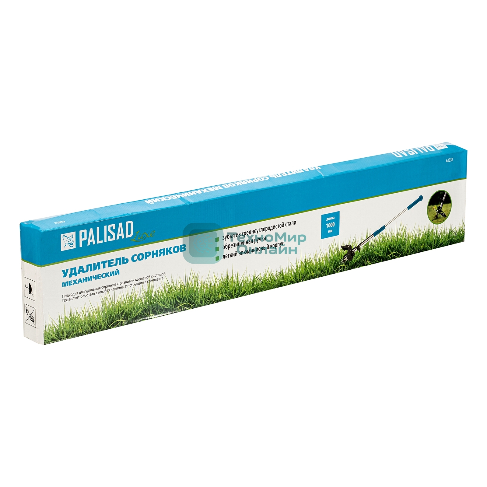 Удалитель сорняков LUXE Palisad механический, 1000 мм, алюминиевый корпус