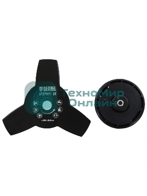 Триммер бензиновый Denzel DR-43, 43 см3, неразъемная штанга, состоит из 2 частей