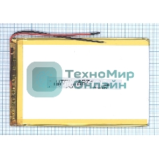 Аккумулятор Li-Pol (батарея) 2.5x74x117 мм 2pin 3.7V/4000mAh