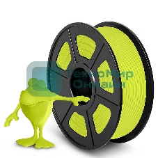 Филамент NVPrint PLA Matte Bright Yellow для 3D печати диаметр 1.75мм длина 330 метров масса 1 кг