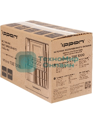 Источник бесперебойного питания Ippon Innova TbE 1000 900Вт 1000ВА черный