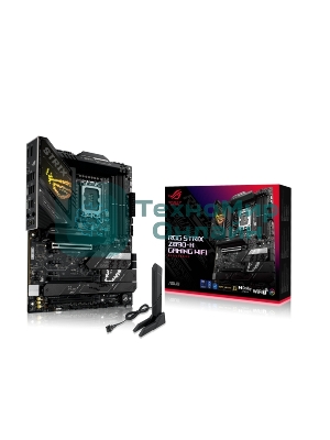 Материнская плата ASUS ROG STRIX Z890-H GAMING WIFI, LGA1851, Intel Z890, 4xDDR5, 4xSATA, 4xM.2, 1xPCIe 5.0 x16, 2xPCIe 4.0 x16, 1xDP, 1xHDMI, 1x5Gb LAN, Wi-Fi 7, 2xUSB 2.0, 4xUSB 3.2 Gen 1, 4xUSB 3.2 Gen 2, 2xUSB 3.2 Gen 2x2, 1xUSB-C, 1xS/PDIF, 2x3.5 мм, 7.1, ATX