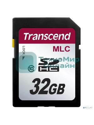 Флеш карта промышленная SecureDigital 32Gb Transcend 10M, Class 10 MLC, темп. режим от -25 до +85