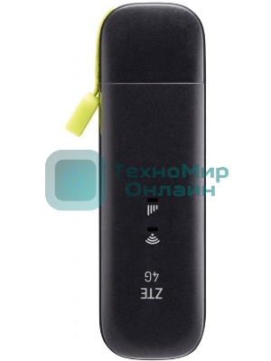 Модем 2G/3G/4G ZTE MF79RU USB Wi-Fi Firewall +Router внешний черный