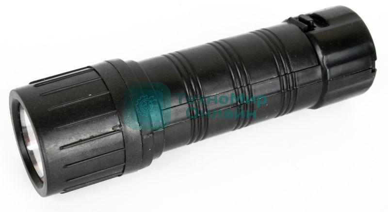 Фонарь 7102-ТН (черн. 1LED 1 реж 2XR03; блист-пакет) Ultraflash 11788