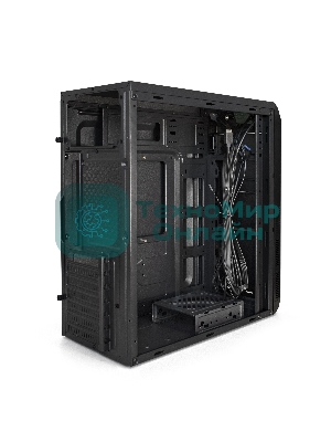 Компьютерный корпус Miditower ExeGate EX287366RUS XP-334UC-XP350 (ATX, XP350 с вент. 12см, 1*USB+1*USB 3.0+1*TypeC, аудио, черный)