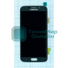 Дисплей для Samsung Galaxy S6 Edge SM-G925F синий