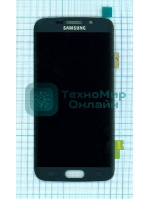 Дисплей для Samsung Galaxy S6 Edge SM-G925F синий